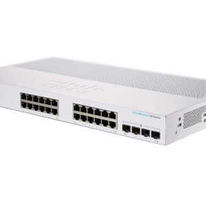 Cisco CBS350-24T-4G 24 Port GE, 4x1G SFP Gigabit Managed Switch, Limited Lifetime Protection