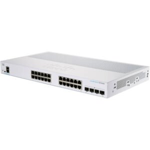 Cisco CBS350-24P-4X 24-Port Gigabit PoE+ Compliant Managed Switch with SFP+