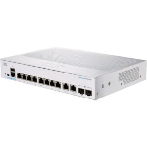Cisco CBS350-8T-E-2G 8 Port Gigabit Managed Network Switch with SFP/RJ45 Combo