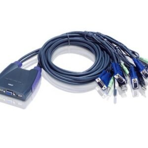 ATEN CS64US 4-Port USB VGA/Audio Cable KVM Switch