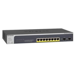 Netgear GS510TLP 8-Port Gigabit PoE+ Ethernet Smart Switch with 2 Dedicated SFP Ports 75W