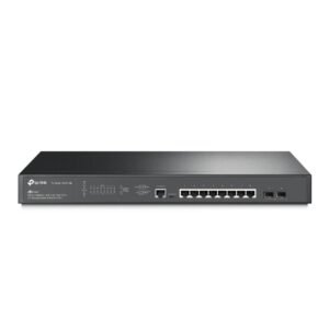 TP-Link JetStream TL-SG3210XHP-M2 8-Port 2.5GBASE-T and 2-Port 10GE SFP+ L2+ Managed Switch with 8-Port PoE+